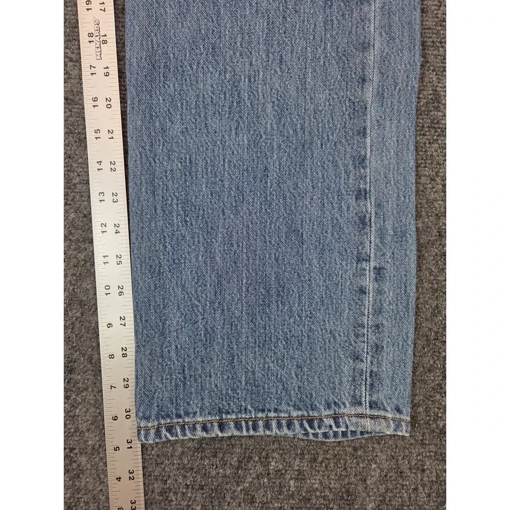 Levis 501XX Jeans Mens 36x34 Blue Straight Leg Button Fly
